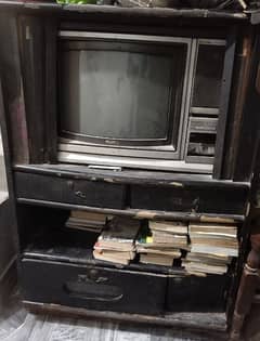 Sony tv for sale with tv trolly