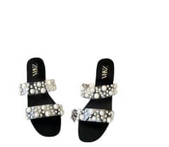 women's fancy Beaded flats