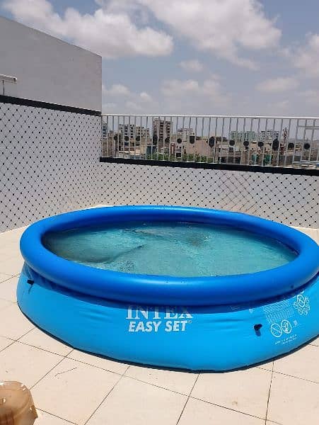 INTEX EASY POOL SET 10FT (10X30 )With the Good quality air pump 0