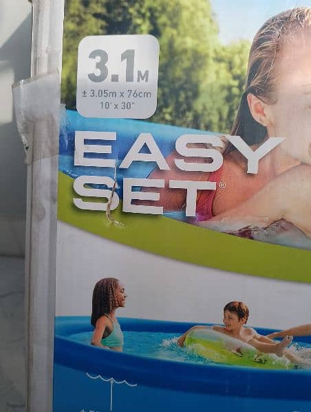 INTEX EASY POOL SET 10FT (10X30 )With the Good quality air pump 1