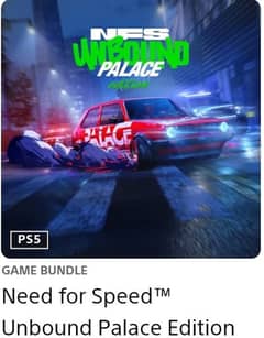 Need for Speed Unbound (Not Disc) Available For PS5