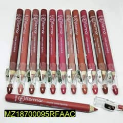 Pack of 12 Long Lasting Lip Pencils 0