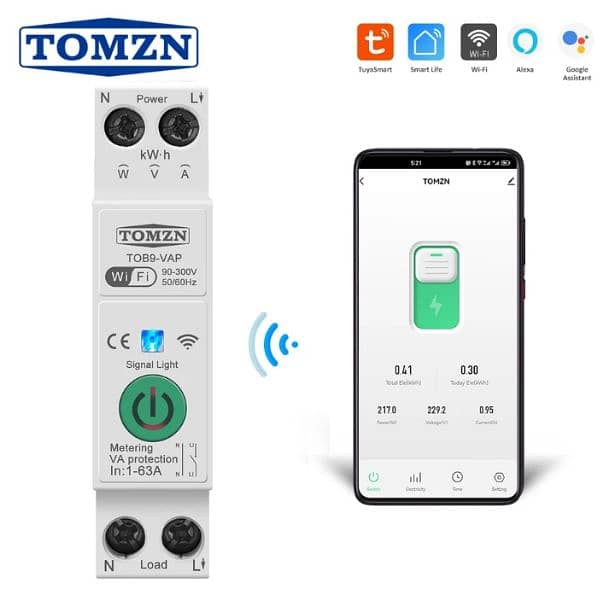 TOMZN  WIFI breaker 0