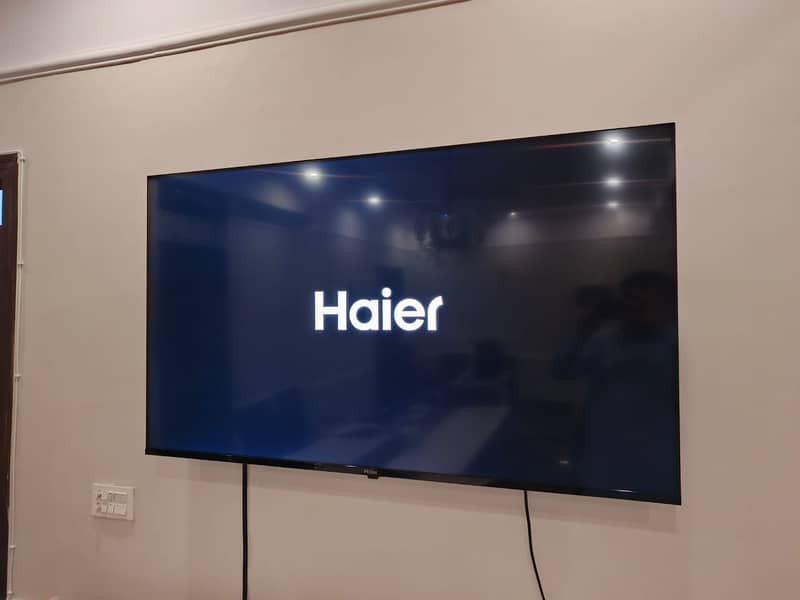 Haier 55" 4K UHD Google Smart LED TV (H55K801UX) - Just Box Opened 1