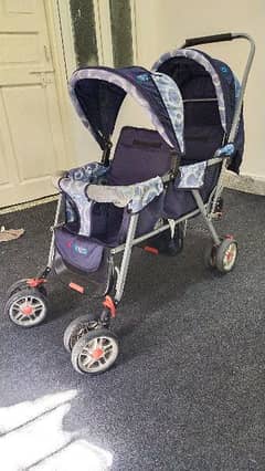 Baby Pram / Baby Stroller (Twin stroller) / Kids Pram