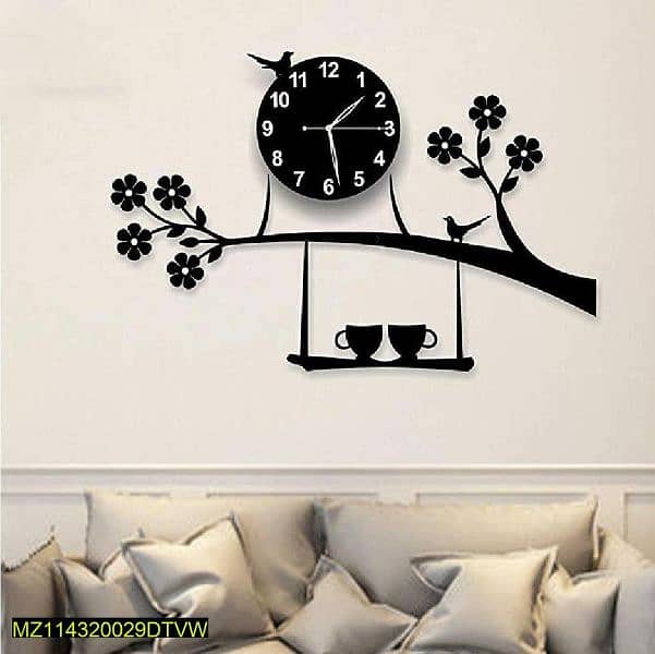 Tree Design Analogue Wall Clock 2