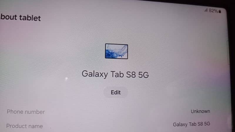 Samsung Galaxy TAB S8 8GB 128gb. 5G 1