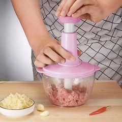 Manual Food Chopper | Effortlessly Chop Vegetables, Cheese, and Spice