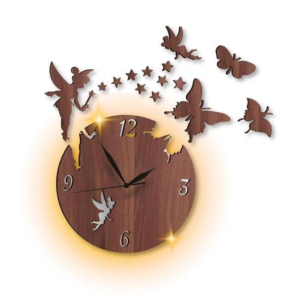 Wall Clock With Light 1