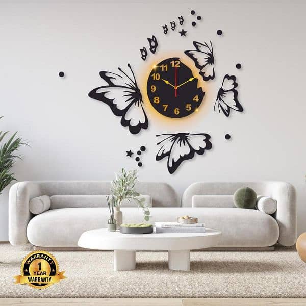 Wall Clock With Light 3