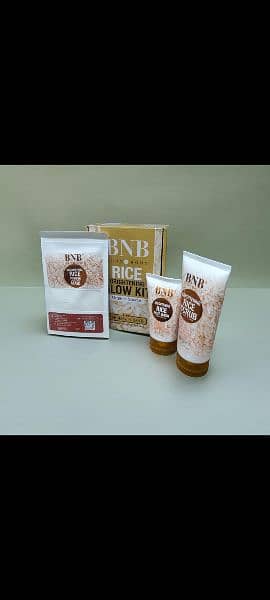 BNB face whitening mask+ scrub + facewash 1