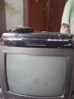 sharf old 14" television