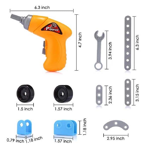 10 In 1 Models Junior Blocks With Simulation Drill Having 286 Pieces 1