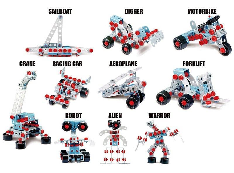 10 In 1 Models Junior Blocks With Simulation Drill Having 286 Pieces 4