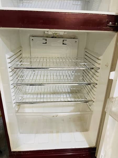 PEL Maroon color Glass door refrigerator (Good condition) 4