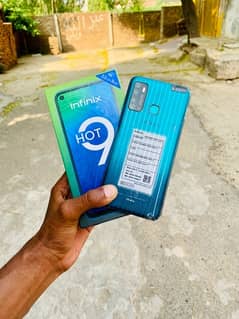 Infinix hot 9 3GB 32GB dual sim pta approved with only box