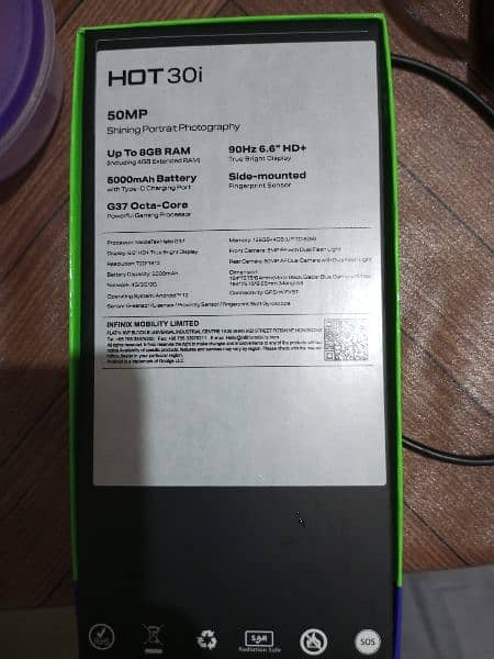 Infinix hot 30i 10 by 10 4+4 128 7