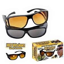 Hd Vision Night _ Day Glasses - 2Pcs