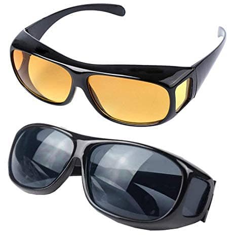 Hd Vision Night _ Day Glasses - 2Pcs 2