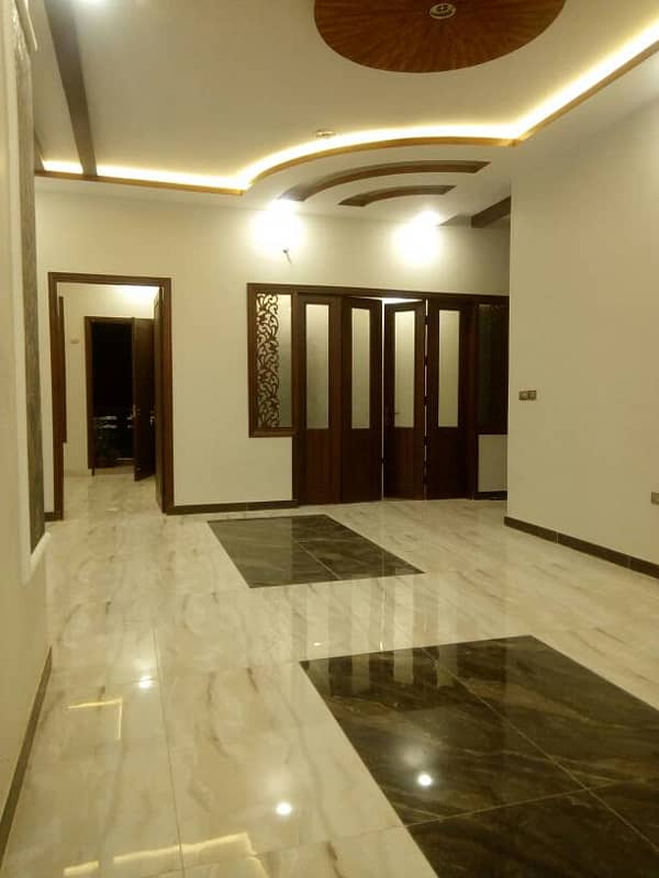 Brand New 240 Yards 3 Bedrooms D/D 2nd Floor Portion With Roof For Sale In Gulshan-E-Iqbal 1