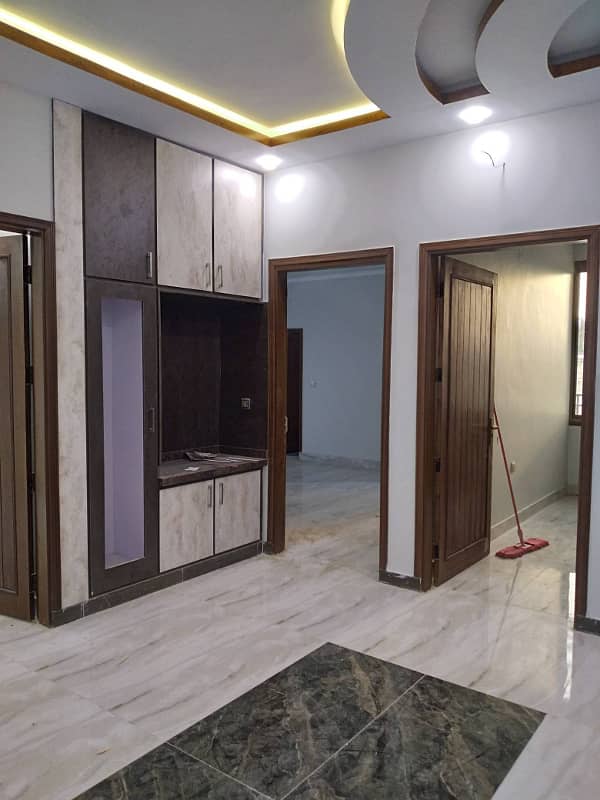 Brand New 240 Yards 3 Bedrooms D/D 2nd Floor Portion With Roof For Sale In Gulshan-E-Iqbal 9