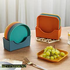 plastic snack plates