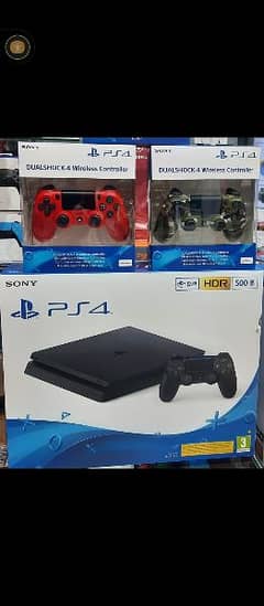 New bundle with 2 controllers playstation 4 slim 500GB