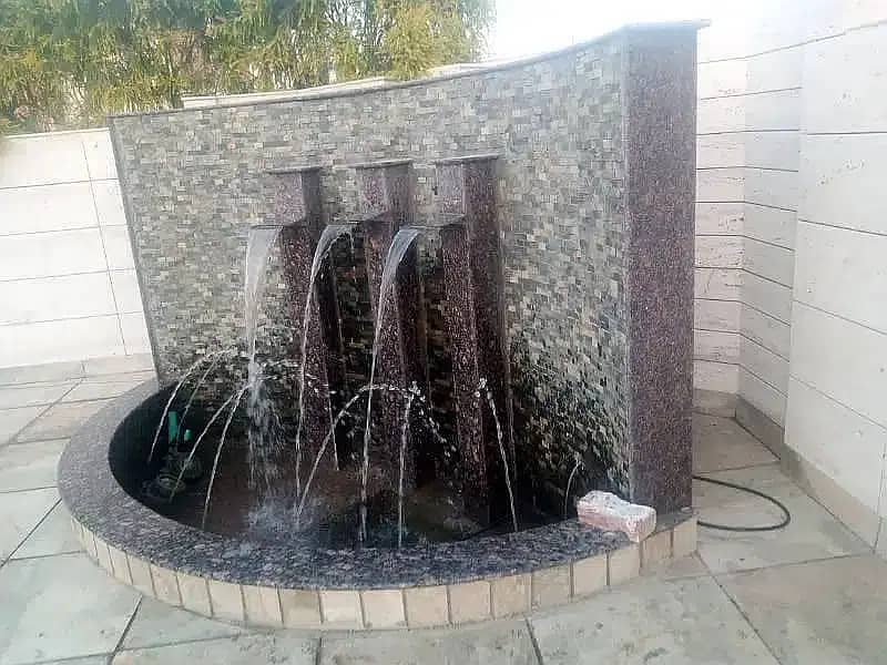 Lakes, indoor & outdoor water Fall jacuzzi fountain, lakes,Pools 0