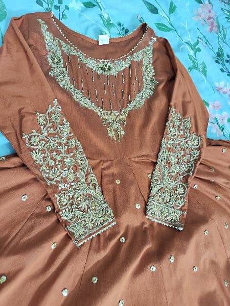 Kattan Silk Formal Dress with Dupatta 7