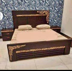 Bed set / king size bed / double bed / bed / wooden bed / bedroom set