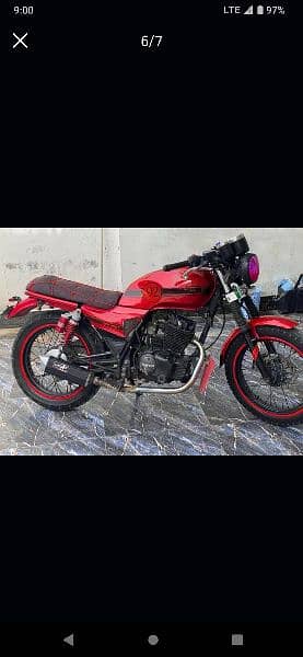 Hi speed 150cc heavy bike 2