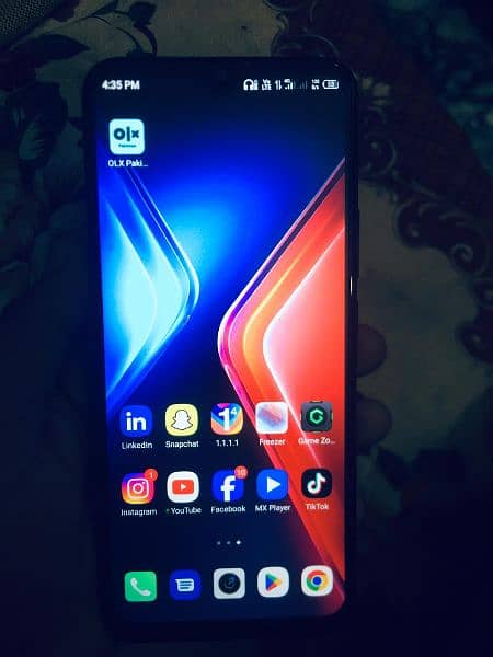 Infinix hot 11 play 4 gb ram 64 gb storage pta approved argent sale 2