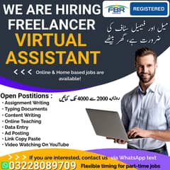 Part time/ Online job/ Data Entry/ Typing/ Assignment/ Teaching