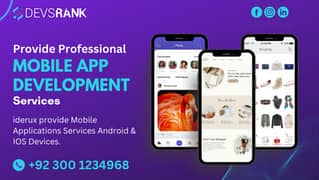 Mobile App Development/Application Design/Android App Developer/iOS Ap