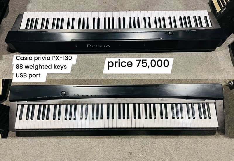 Casio Px-135 Digital piano 88 keys Hammer weighted keys 4