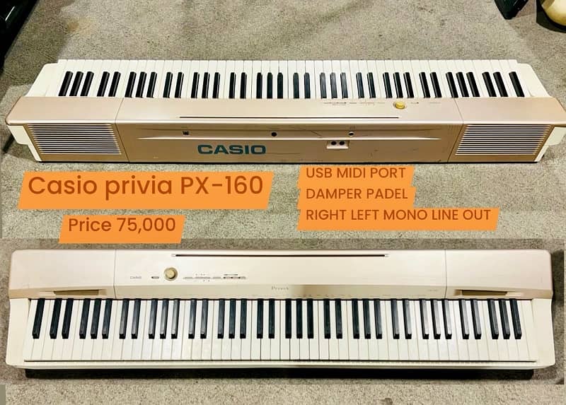 Casio Px-135 Digital piano 88 keys Hammer weighted keys 6