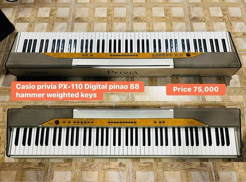 Casio Px-135 Digital piano 88 keys Hammer weighted keys 10