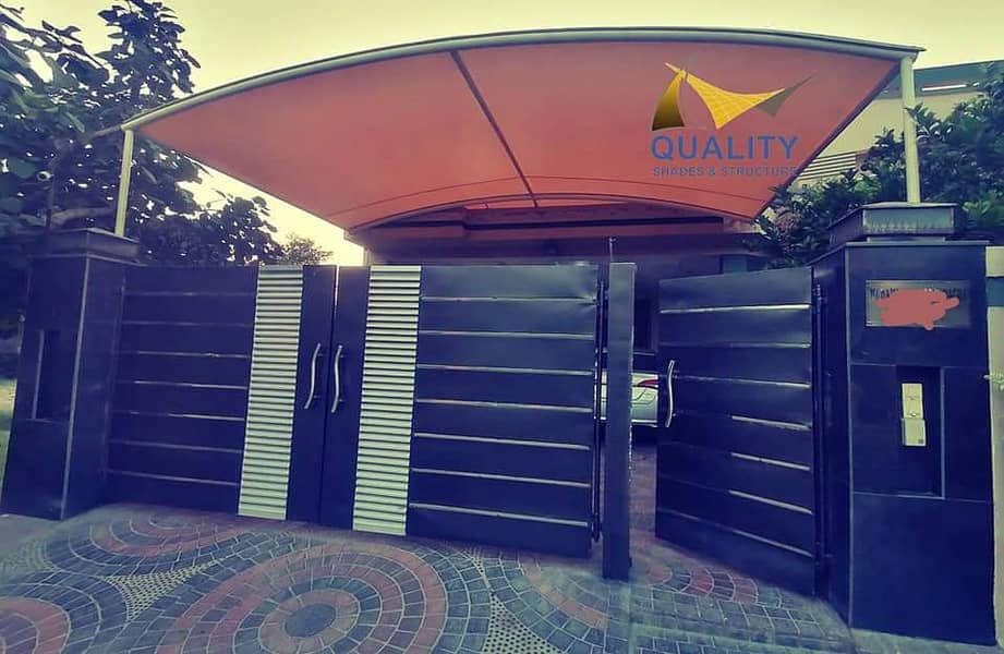 Car parking PVC tensile sheds 7