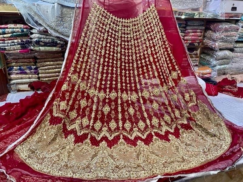 Bridal barat lehnga for sale in Lahore 1