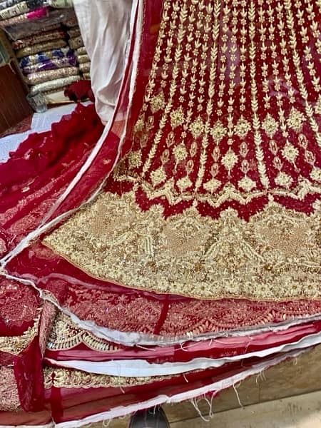 Bridal barat lehnga for sale in Lahore 4