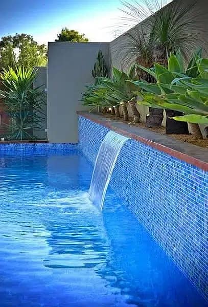 swimming pool/indoor fountain/lake/jacuzzi/water fall 9