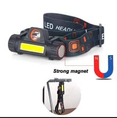 USB RECHARGEABLE WATERPROOF HEADLAMP