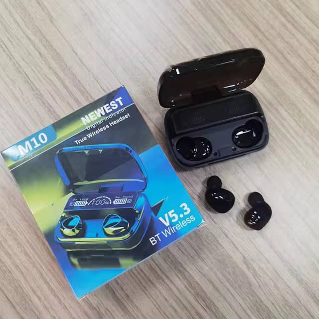 Premium m10 Earbuds | Premium Quality | Best for Music & Calls 1