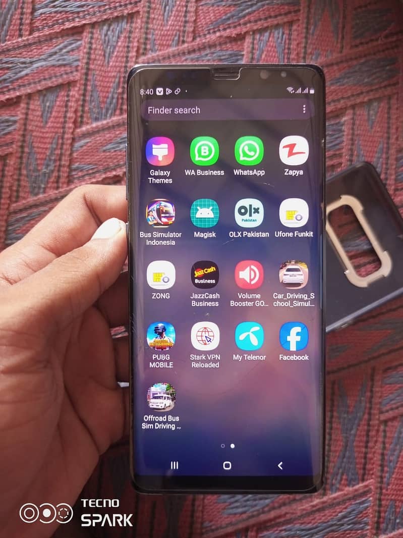 Samsung Note 8 condition 10 by 8 exchange possible call  03104490643 0