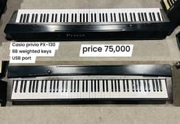 Casio px - 130 Digital piano 88 Keys Hammer weighted keys