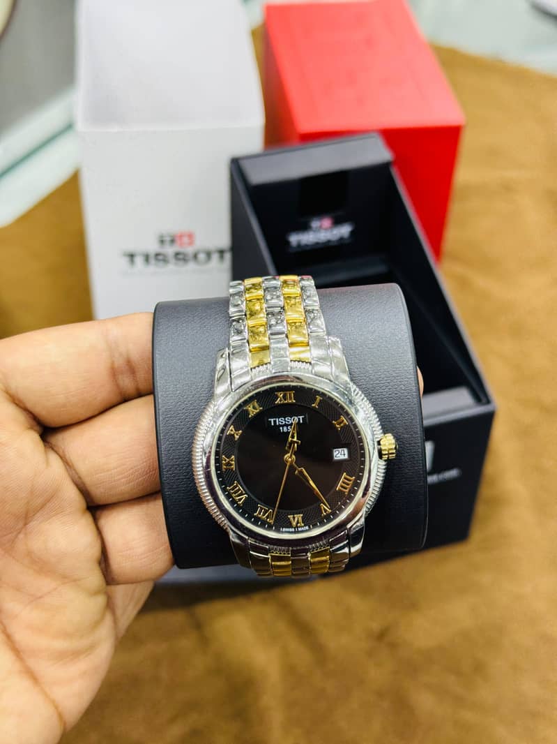 Tissot Original Swiss Watch | Tissot Prx|Gold| Mens Watch |Tissot 1853 4