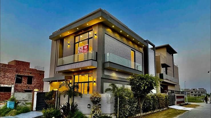 Brand New Beautiful Luxurious A++ Construction & Finishing and Tiles Flooring Corner House with Extra Land Available for Sale in D-12/1 Islamabad 0