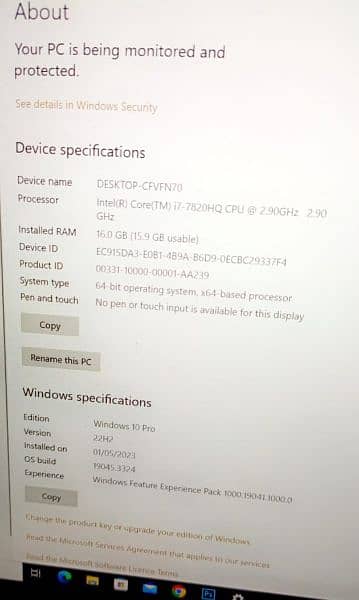 Lenovo Thinkpad i7 7th 16/512 5