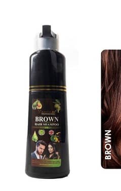 Hair dye anti hair fall shampoo black and brown 0