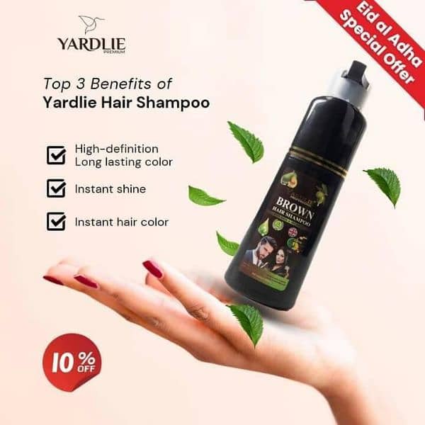 Hair dye anti hair fall shampoo black and brown 3